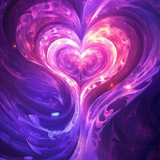 Pink and purple 4k wallpaper