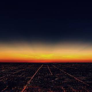 Los Angeles sunset 4k wallpaper