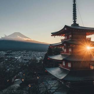 Dark Japanese desktop wallpaper