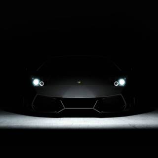 Black Lamborghini iPhone wallpaper