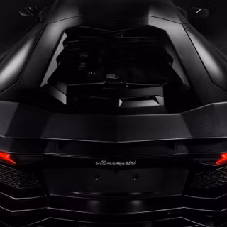 Black Lamborghini iPhone wallpaper