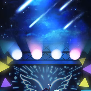 Neon anime phone wallpaper