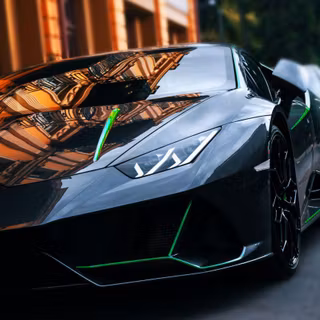 Black Lamborghini iPhone wallpaper