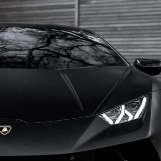 Black Lamborghini iPhone wallpaper