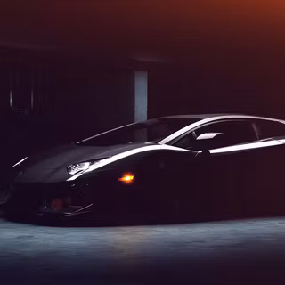 Black Lamborghini iPhone wallpaper