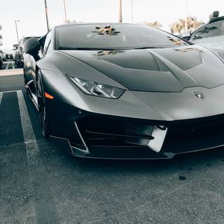 Black Lamborghini iPhone wallpaper