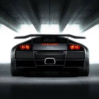 Black Lamborghini iPhone wallpaper