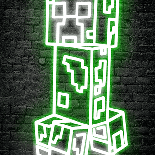 Minecraft Creeper phone wallpaper