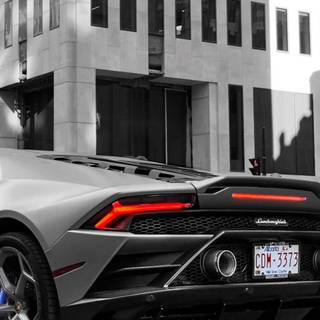 Black Lamborghini iPhone wallpaper