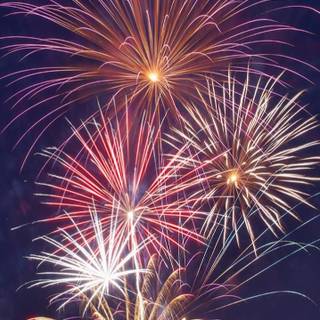 Fireworks phone wallpaper