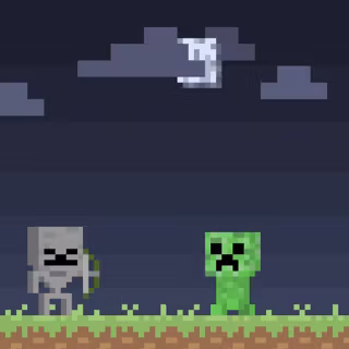 Minecraft Creeper phone wallpaper