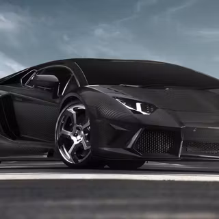 Black Lamborghini iPhone wallpaper