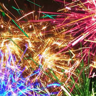 Fireworks phone wallpaper