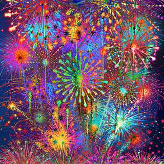 Fireworks phone wallpaper