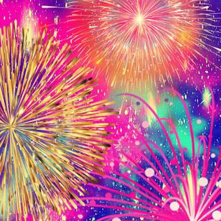 Fireworks phone wallpaper