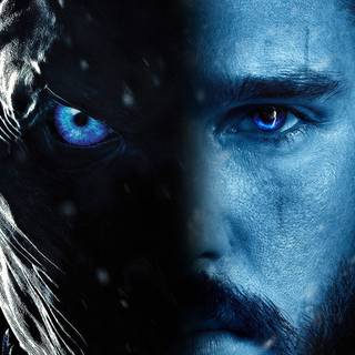 Gaming blue 4k wallpaper