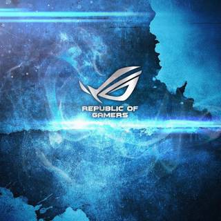 Gaming blue 4k wallpaper