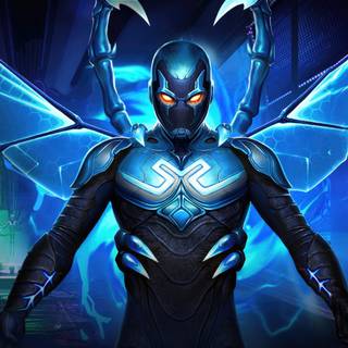 Gaming blue 4k wallpaper