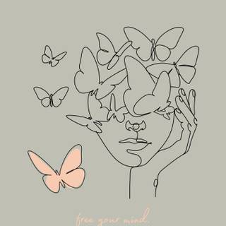 Simple lines wallpaper