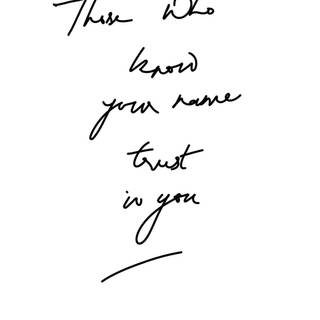 Trust quotes wallpaper