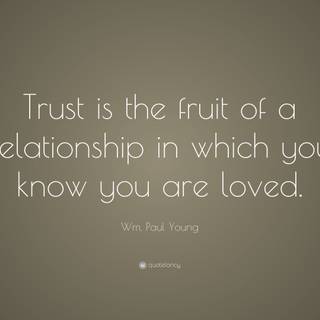 Trust quotes wallpaper
