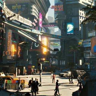 8k Cyberpunk wallpaper