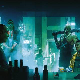 8k Cyberpunk wallpaper