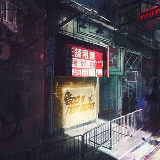 8k Cyberpunk wallpaper