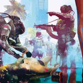 8k Cyberpunk wallpaper