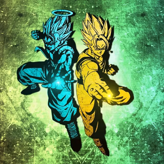 Vegito and Gogeta desktop wallpaper