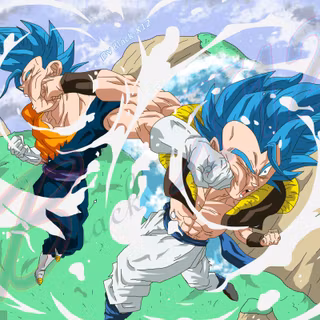 Vegito and Gogeta desktop wallpaper