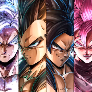 Vegito and Gogeta desktop wallpaper