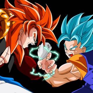 Vegito and Gogeta desktop wallpaper