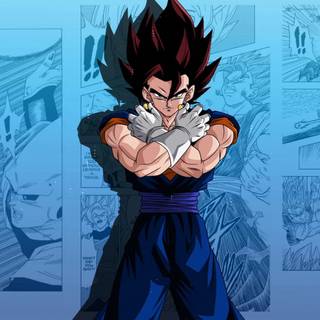 Vegito and Gogeta desktop wallpaper