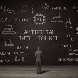 AI desktop wallpaper