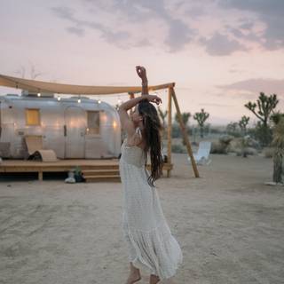 Boho woman wallpaper