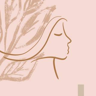 Boho woman wallpaper