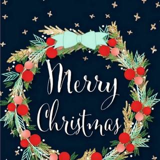 iPhone X Xmas wallpaper