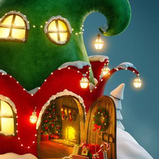 iPhone X Xmas wallpaper