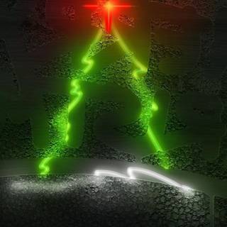 iPhone X Xmas wallpaper