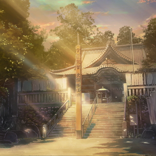 Temple anime wallpaper