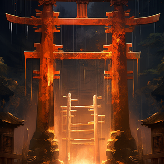 Temple anime wallpaper