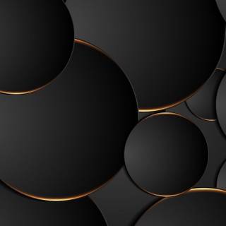 Black 3D iPhone wallpaper