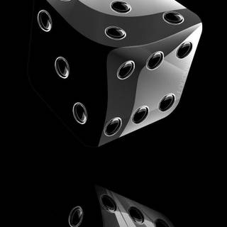 Black 3D iPhone wallpaper
