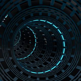 Black 3D iPhone wallpaper