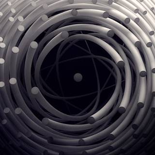 Black 3D iPhone wallpaper