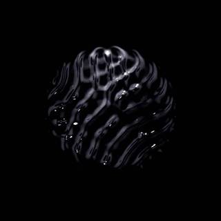 Black 3D iPhone wallpaper