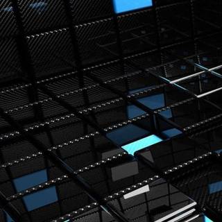 Black 3D iPhone wallpaper