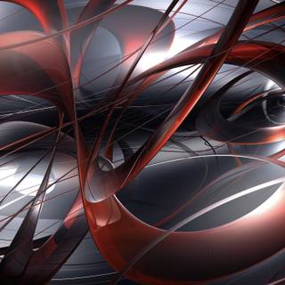 Black 3D iPhone wallpaper