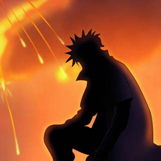 Naruto silhouette wallpaper